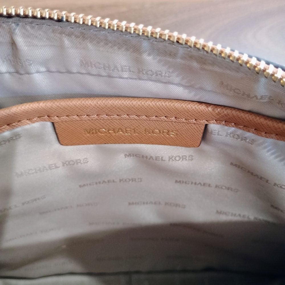 Michael Kors Mustard Yellow and Brown Crossbody Bag - Picture 10 of 11